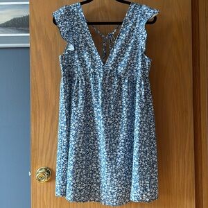 NWOT SHEIN Frenchy Ruffle Armhole Ditsy Floral Dress
